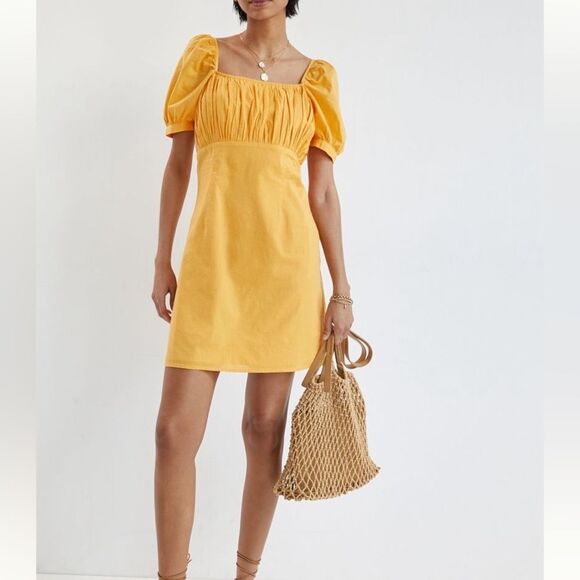 Forever That Girl Gathered Puff Sleeve Mini Dress - Picture 2 of 5